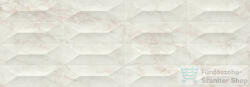Marazzi Marbleplay Calacatta Struttura Gem 3D Rett. 30x90 fali csempe M4PE (M4PE)