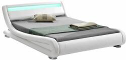 Filida K180_200 Ágy ágyráccsal és LED világítással - fehér (0000191850)