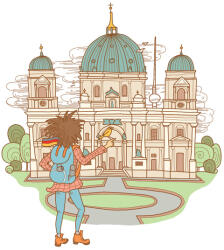 Takoy Dona jersey PANEL pólóra 60x70 Németország/ Berlin