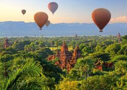 Schmidt Spiele - Puzzle Baloane cu aer cald, Mandalay, Myanmar - 1 000 piese Puzzle