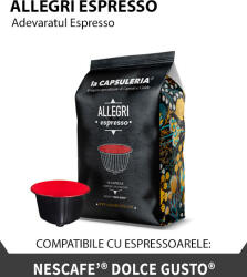 La Capsuleria Cafea Allegri Espresso, 10 capsule compatibile Nescafe Dolce Gusto, La Capsuleria (DG02)