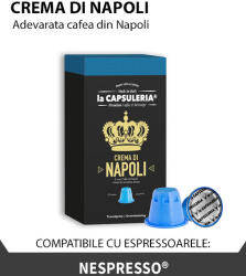 La Capsuleria Cafea Crema di Napoli, 10 capsule compatibile Nespresso, La Capsuleria (CN18)
