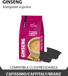 Italian Coffee Ginseng, 12 capsule compatibile Cafissimo Caffitaly Beanz, Italian Coffee (CC09)