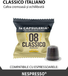 La Capsuleria Cafea Classico Italiano, 10 capsule compatibile Nespresso, La Capsuleria (CN03)