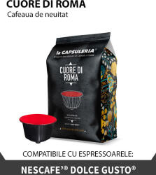 La Capsuleria Cafea Cuore di Roma, 10 capsule compatibile Nescafe Dolce Gusto, La Capsuleria (DG08)