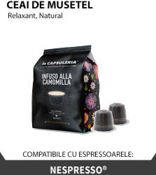 La Capsuleria Ceai de Musetel, 10 capsule compatibile Nespresso, La Capsuleria (CN41)