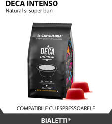 La Capsuleria Cafea Deca Intenso, 10 capsule compatibile Bialetti , La Capsuleria (CB04)