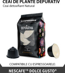 La Capsuleria Ceai de Plante Depurativ, 10 capsule compatibile Dolce Gusto, La Capsuleria (700317999713)