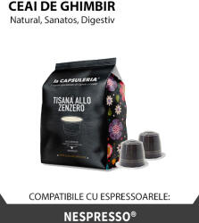 La Capsuleria Ceai de Ghimbir, 10 capsule compatibile Nespresso, La Capsuleria (CN42)