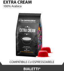 La Capsuleria Cafea Extra Cream, 10 capsule compatibile Bialetti , La Capsuleria (CB03)
