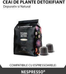 La Capsuleria Ceai de Plante Detoxifiant, 10 capsule compatibile Nespresso, La Capsuleria (CN40)