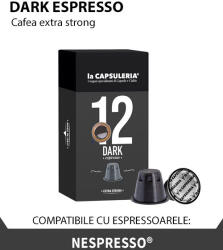 La Capsuleria Cafea Dark Espresso, 10 capsule compatibile Nespresso, La Capsuleria (CN11)