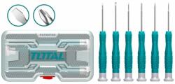 TOTAL Комплект прецизни отвертки ТОТАЛ, sl, ph, 6 части (tl tht250ps0601)