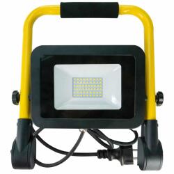 Lohuis Lighting Proiector LED HEPOL, cu stativ pliabil, IP65, 50W, galben/negru, lumina rece (5948668032139)