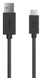 Sony UCB-30 USB-s adatkábel, töltőkábel fekete, gyári (Type-C, 1m)