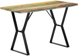 vidaXL tömör újrahasznosított fa étkezőasztal 120 x 60 x 76 cm (247950) - vidaxl