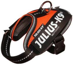 Julius-K9 IDC powAIR légáteresztő, szellőző, nyári hám kutyáknak narancs színben (0.8-3 kg, 29-36 cm)
