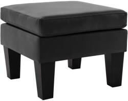 vidaXL Taburet, negru, piele ecologică (288775) Canapea