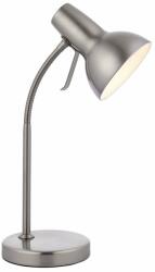 Endon Lighting 76645 | Amalfi-Task Endon asztali lámpa 47, 5cm kapcsoló flexibilis, USB csatlakozó 1x GU10 szatén nikkel (76645)
