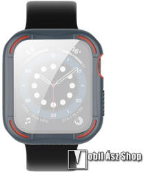 Nillkin APPLE Watch Series 4, 5, 6 40mm, Watch SE 40mm, NILLKIN okosóra üvegfólia, Full cover, 9H, 3D, óratok, Szürke