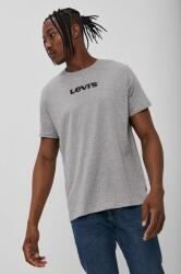 Levi's t-shirt szürke, férfi, nyomott mintás - szürke XXS