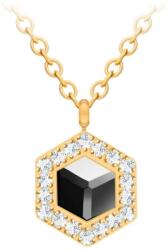 Preciosa Colier din oțel Honeygon cu cristal ceh Preciosa, placat cu aur 7384Y48