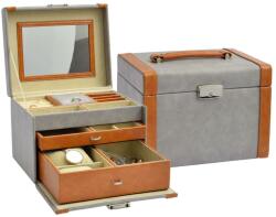 JK Box Casetă gri pentru bijuterii JK Box SP-8070/A3/A7
