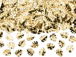 PartyDeco Confetti - frunze aurii