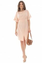 RohBoutique Rochie midi, nude, cu maneci scurte, ROH - CLD1140