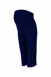 Be MaaMaa Pantaloni de trening 3/4 cu bandă elastică de maternitate Be MaaMaa - albastru închis, mărimea M