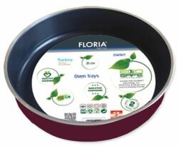 Zilan Tava rotunda pentru cuptor Floria ZLN-2401 - aluminiu premium 30cm, rosu (ZLN2401)
