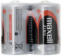 Maxell Góliát elem D, R20 Zn, 1, 5 V, 2 db / csomag (18713)