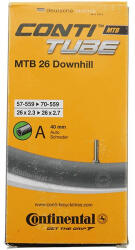 Continental Camera bicicleta Continental MTB 26 A40 Downhill cu valva auto, 26X2.5 - 26X2.7