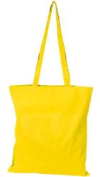  Vászontáska hosszúfülű 38x42x0, 3cm 140g/m2 pamut, sárga