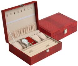 JK Box Casetă roșie de bijuterii JK Box SP-685/A7