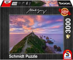 Schmidt Spiele Puzzle Schmidt din 3000 de piese - Nugget Point Lighthouse, The Catlins, South Island - New Zealand (59348)