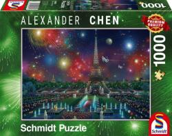 Schmidt Spiele Fireworks at the Eiffel Tower 1000 db-os (59651)