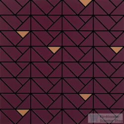 Marazzi Eclettica Bronze Mosaico Purple 40x40 fali csempe M3J4 (M3J4)