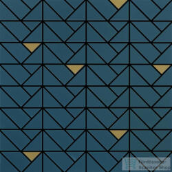 Marazzi Eclettica Bronze Mosaico Blue 40x40 fali csempe M3JH (M3JH)