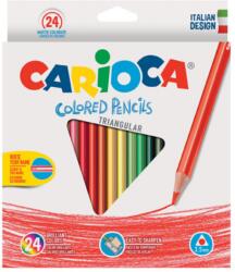 CARIOCA Háromszög színes ceruza szett 24db - Carioca (42516)