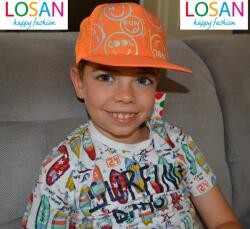  LOSAN Baseball sapka COOL FUN narancs szín 5-6 év