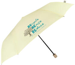  Umbrelă pliabilă pentru femei PERLETTI GREEN, galben 12848