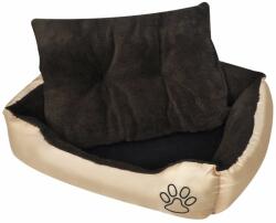 vidaXL Pat pentru câini călduros cu pernă căptușită, L (170201) - comfy