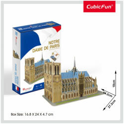 CubicFun Puzzle 3d Notre Dame (nivel Mediu 53 Piese) - Cubicfun (cuc242h)