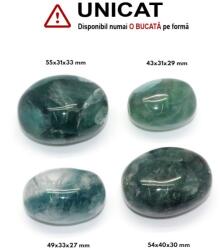 Palm Stone Fluorit Verde Natural - 43-55 x 31-40 x 27-33 mm - ( XXL )
