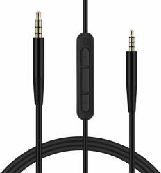 PadForce Cablu audio PadForce de 1.50m cu microfon si volume control incorporat pentru casti Bose QuietComfort 45/35/35 II, QC45, QC35 / QC25 / OE2 / OE2i / AE2 / Soundlink / SoundTrue - Negru