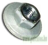  Hatlapú anya, elfodítható alátéttel, acél, 8, horganyzott, DIN 53010, 10 db/csomag