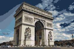  Festés számok szerint - Diadalív Méret: 40x60cm, Keretezés: Keret nélkül (csak a vászon)