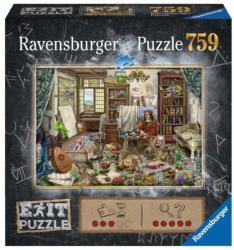Ravensburger Exit Puzzle - Művészstúdió 759 db-os (167821)