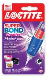 Henkel Pillanatragasztó, 3 g, HENKEL "Loctite Super Bond CEATIVE Perfect Pen" 2734574 (2734574)